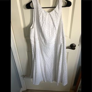 White Lace Dress size 22!